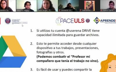 Equipo psicoeducativo APRENDE PACE ULS realiza taller sobre cómo sacar el máximo provecho al correo institucional